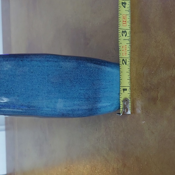 Gallant 1961 signed Vintage Blue Pottey Vase - Picture 6 of 7